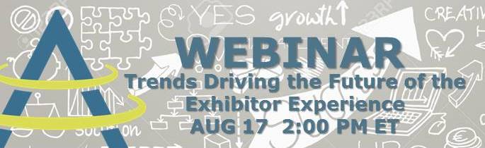 ACC WEBINAR: Trends Driving the Future of the  Exhibitor Experience on Aug. 17