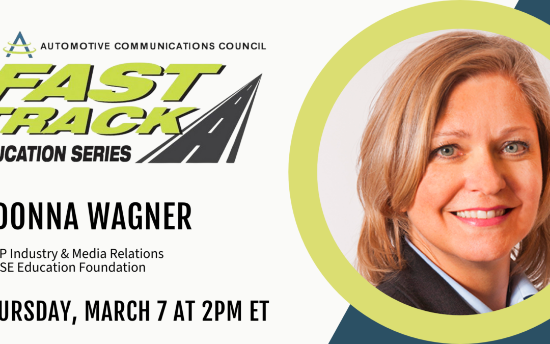ACC Fast Track Event: Unlocking Partnership Potential in the Automotive Industry with Donna Wagner
